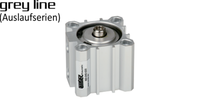 Airtec ISO 6432-Zylinder, einfachwirkend, Kolben 16mm, Hub 50mm (ZEM16/50)  - Landefeld - Pneumatik - Hydraulik - Industriebedarf